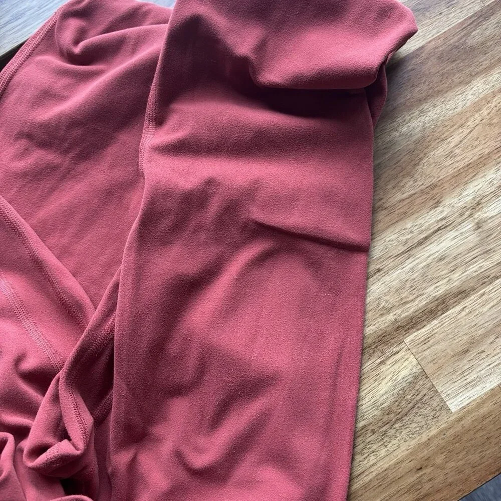 Lululemon‎ Align Pant Full Women's Sz 4 Orange Yoga Athleisure W5BOBS PILLING